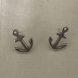 James Avery Retired Anchor Earrings
